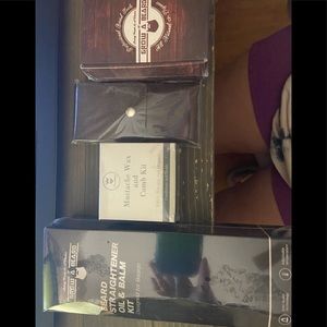 Men’s beard tools & straightener brand new